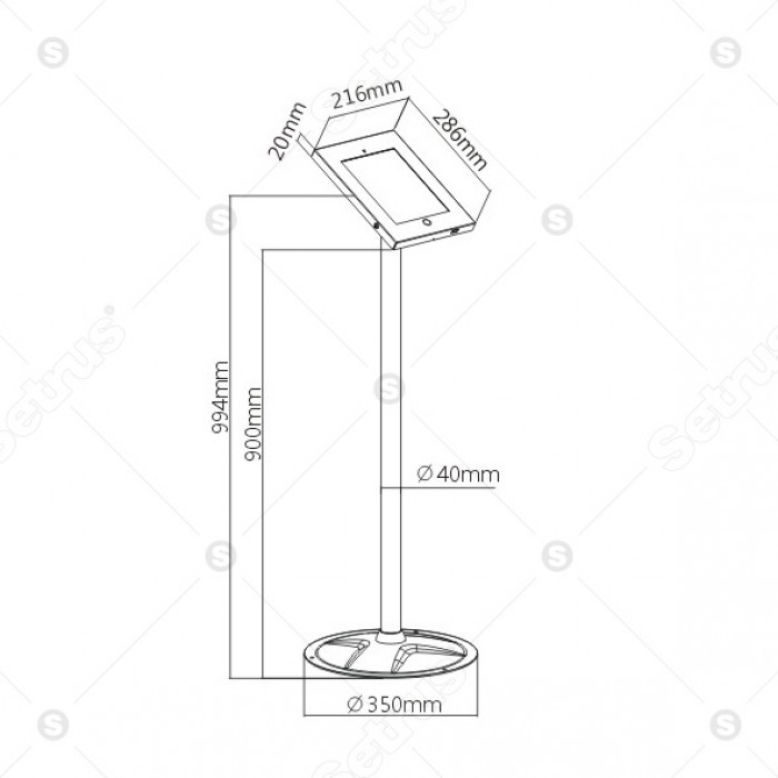 Giá đỡ chống trộm máy tính bảng iPad