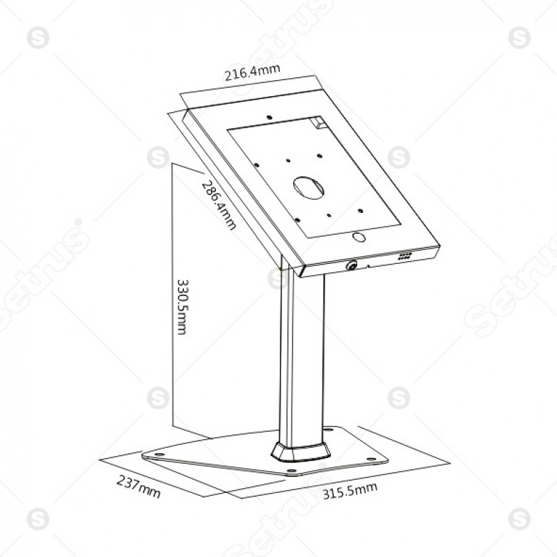 Giá đỡ chống trộm cho máy tính bảng iPad