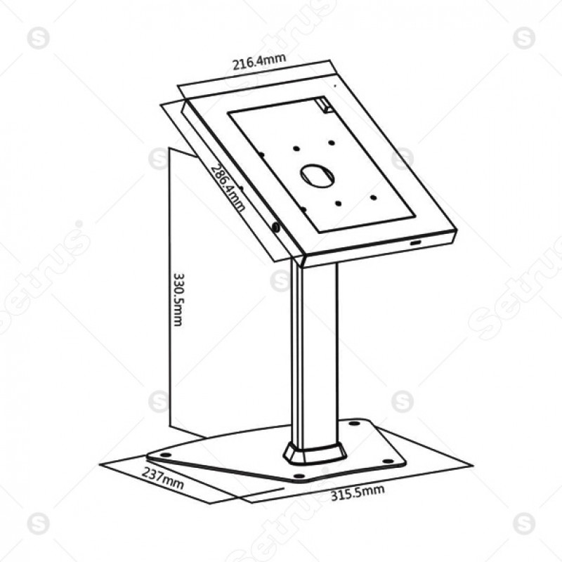 Giá đỡ chống trộm cho máy tính bảng Samsung Giá đỡ chống trộm cho máy tính bảng Samsung