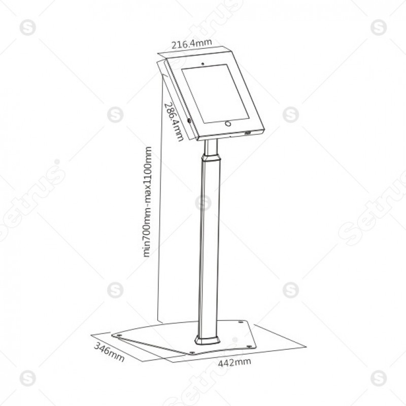 Giá đỡ chống trộm cho máy tính bảng iPad