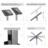 Giá đỡ chống trộm cho máy tính bảng iPad