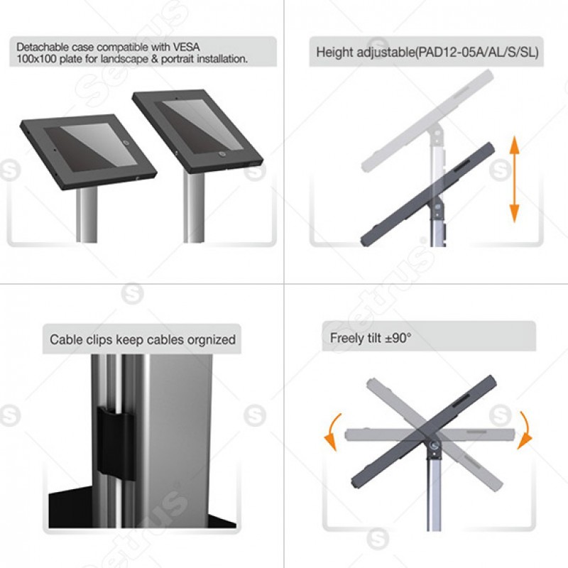 Giá đỡ chống trộm cho máy tính bảng iPad