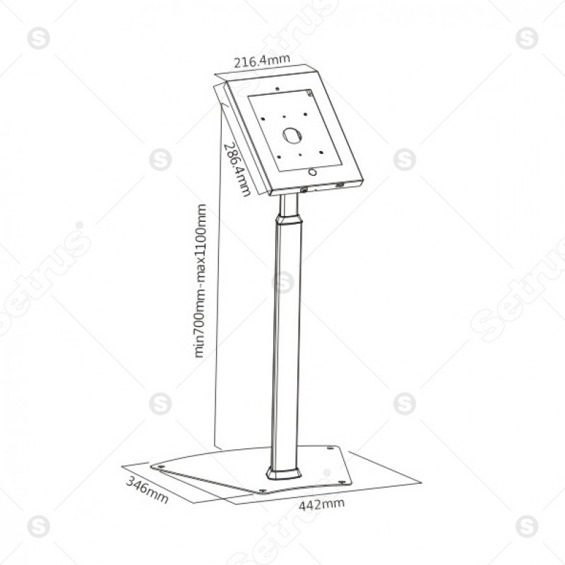 Giá đỡ chống trộm cho máy tính bảng iPad