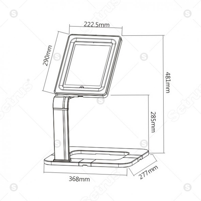 Giá đỡ chống trộm cho máy tính bảng iPad, Samsung Giá đỡ chống trộm cho máy tính bảng iPad, Samsung