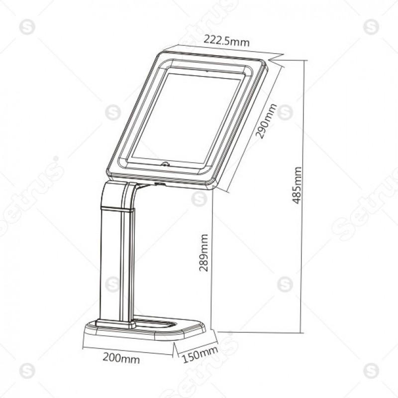 Giá đỡ chống trộm cho máy tính bảng iPad, Samsung