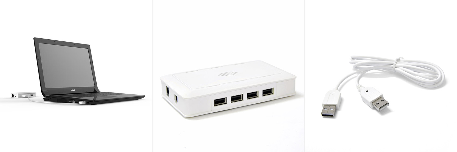 Bộ chống trộm trung tâm 6 cổng cho laptop.